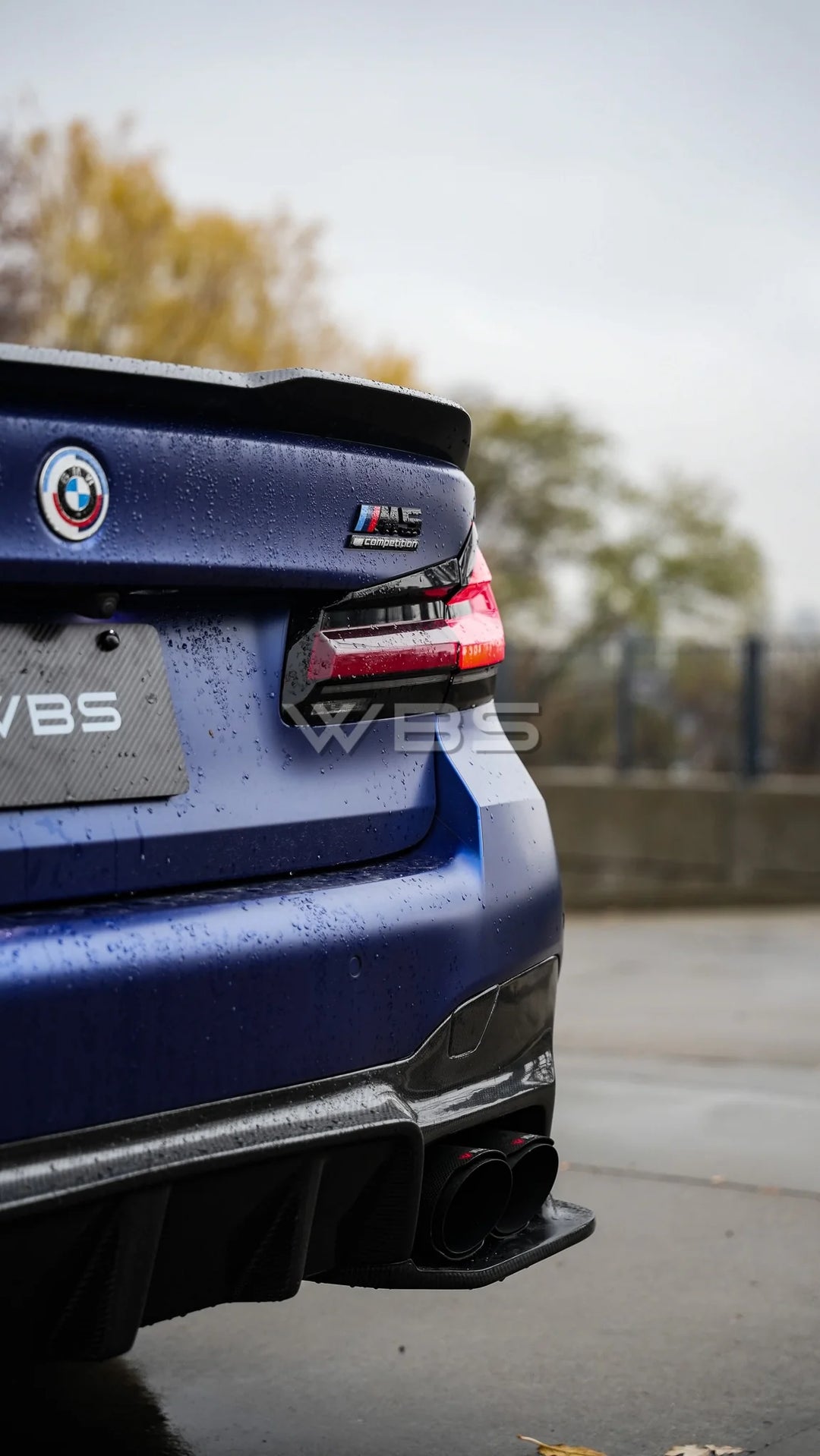 BMW F90 M5 MP V2 STYLE SPOILER GENUINE CARBON FIBER