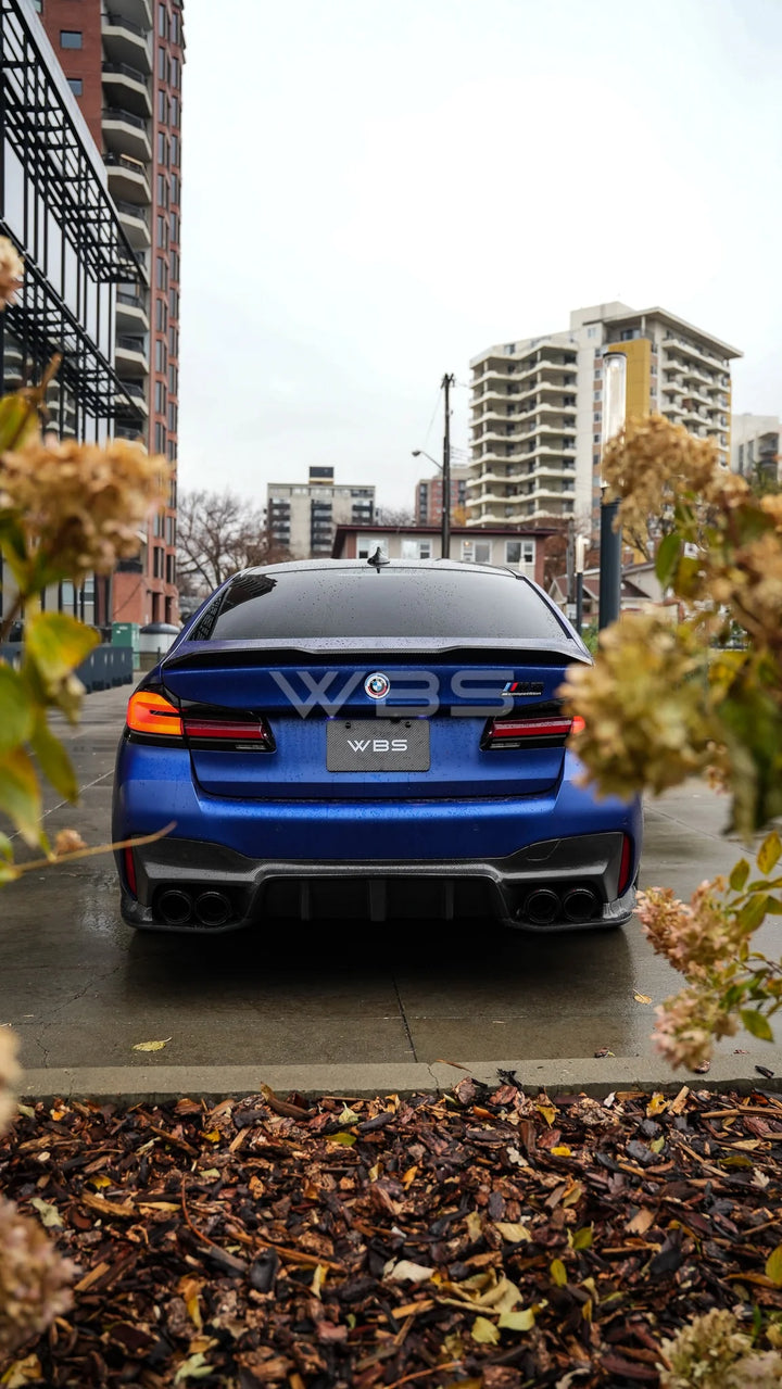 BMW F90 M5 MP V2 STYLE SPOILER GENUINE CARBON FIBER
