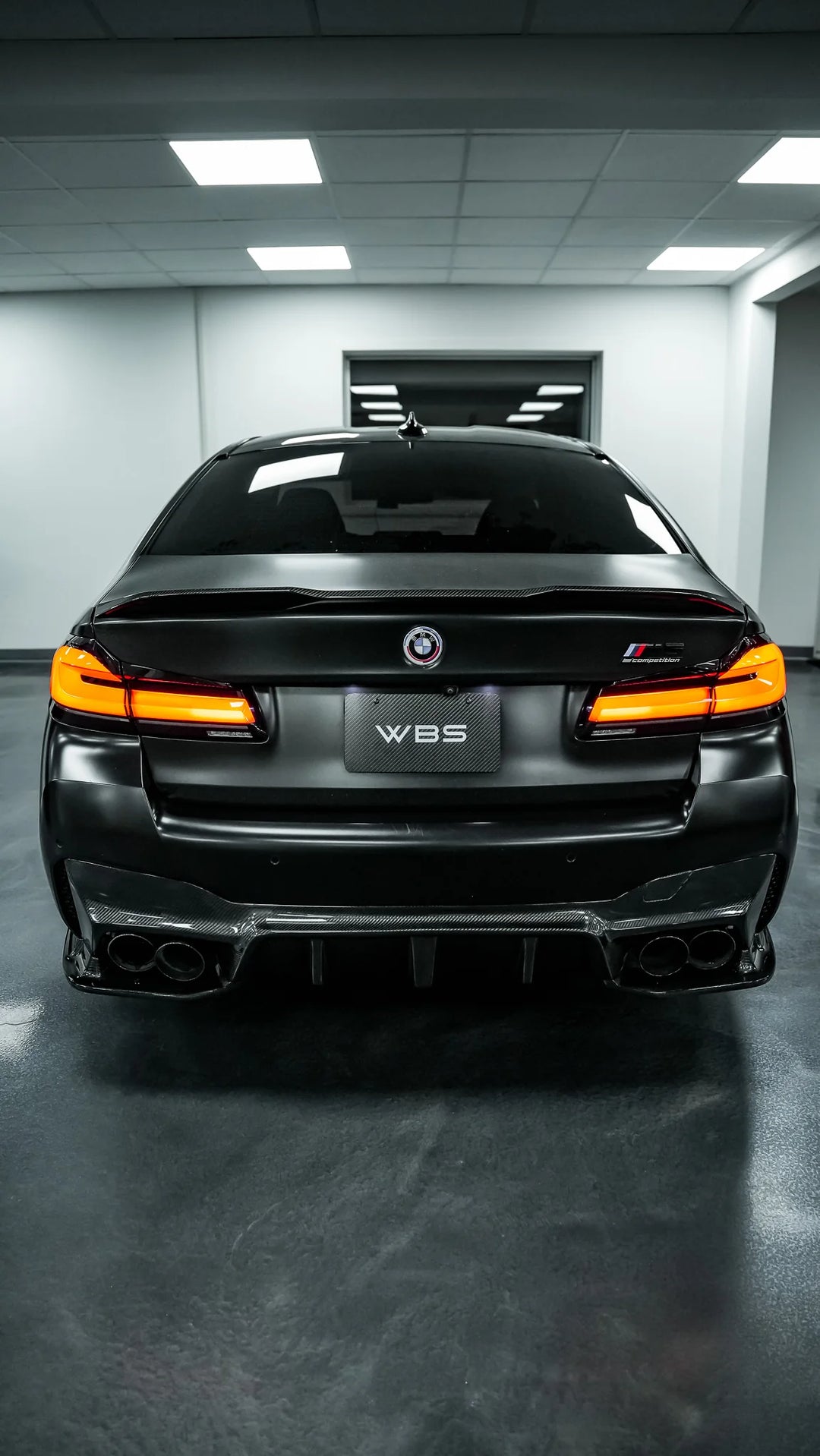 BMW F90 M5 MP V2 STYLE SPOILER GENUINE CARBON FIBER