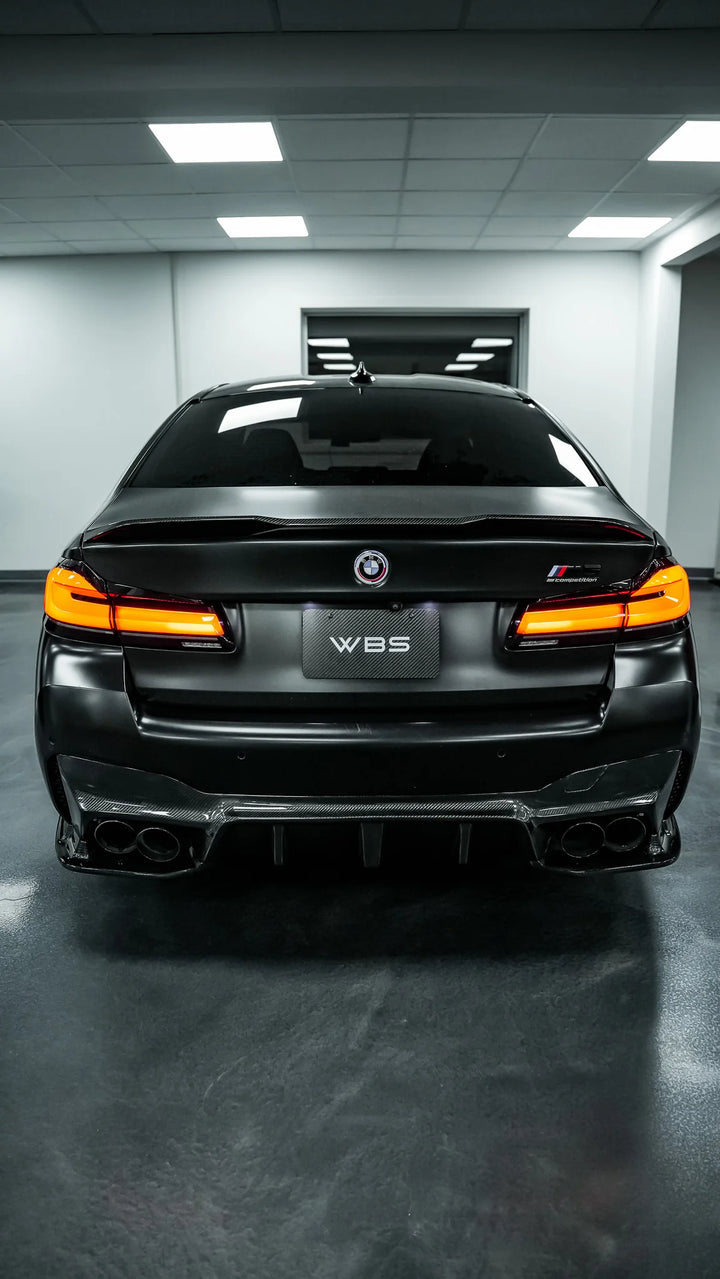 BMW F90 M5 MP V2 STYLE SPOILER GENUINE CARBON FIBER