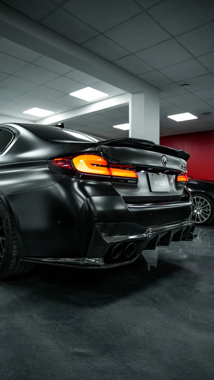 BMW F90 M5 MP V2 STYLE SPOILER GENUINE CARBON FIBER