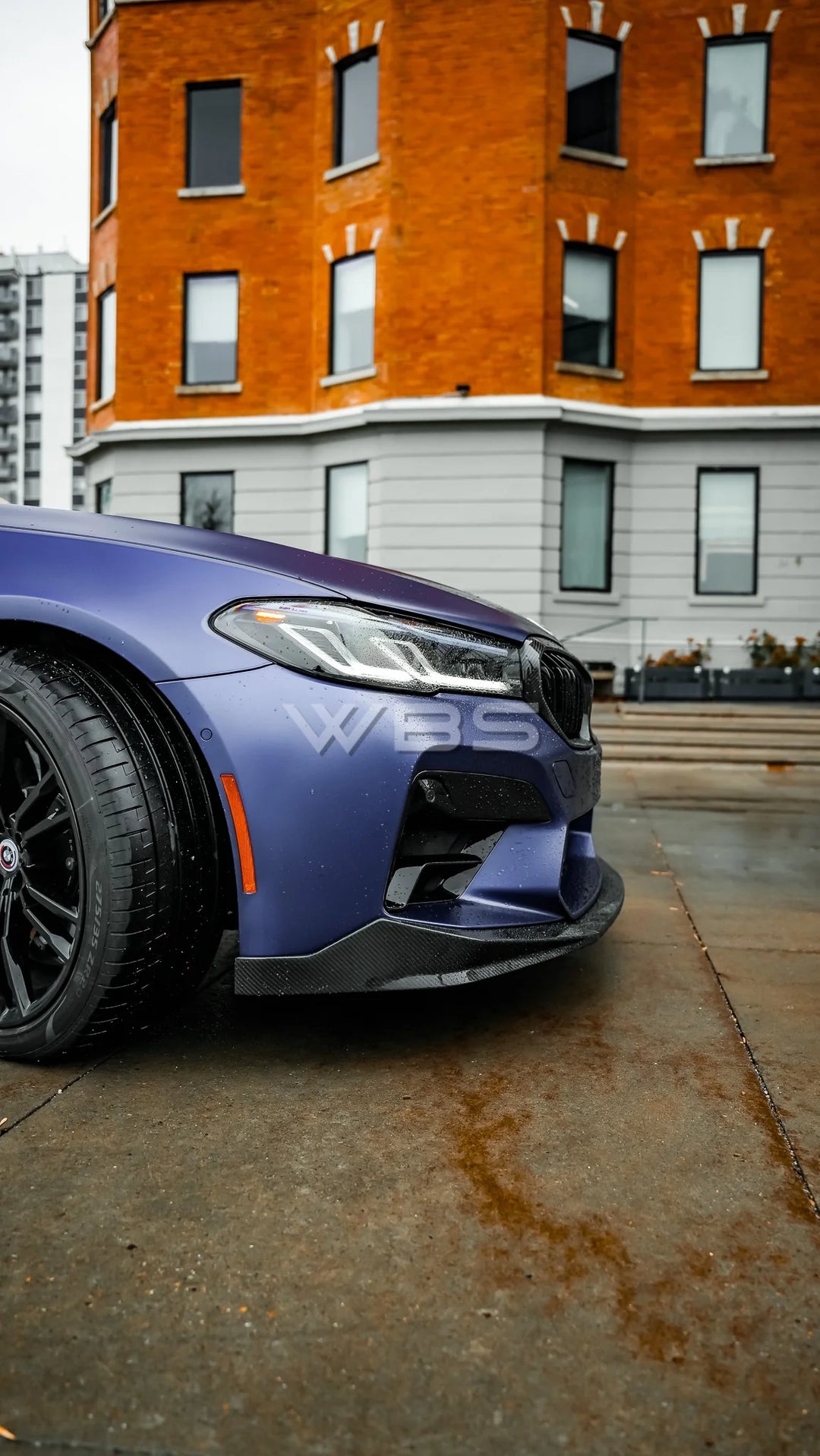 BMW F90 M5 LCI M PERF STYLE FRONT LIP GENUINE CARBON FIBER