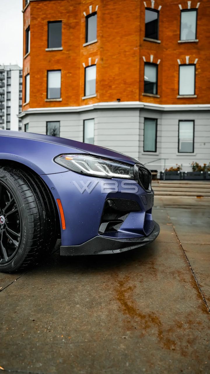 BMW F90 M5 LCI M PERF STYLE FRONT LIP GENUINE CARBON FIBER