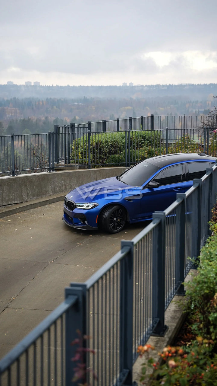 BMW F90 M5 LCI M PERF STYLE FRONT LIP GENUINE CARBON FIBER