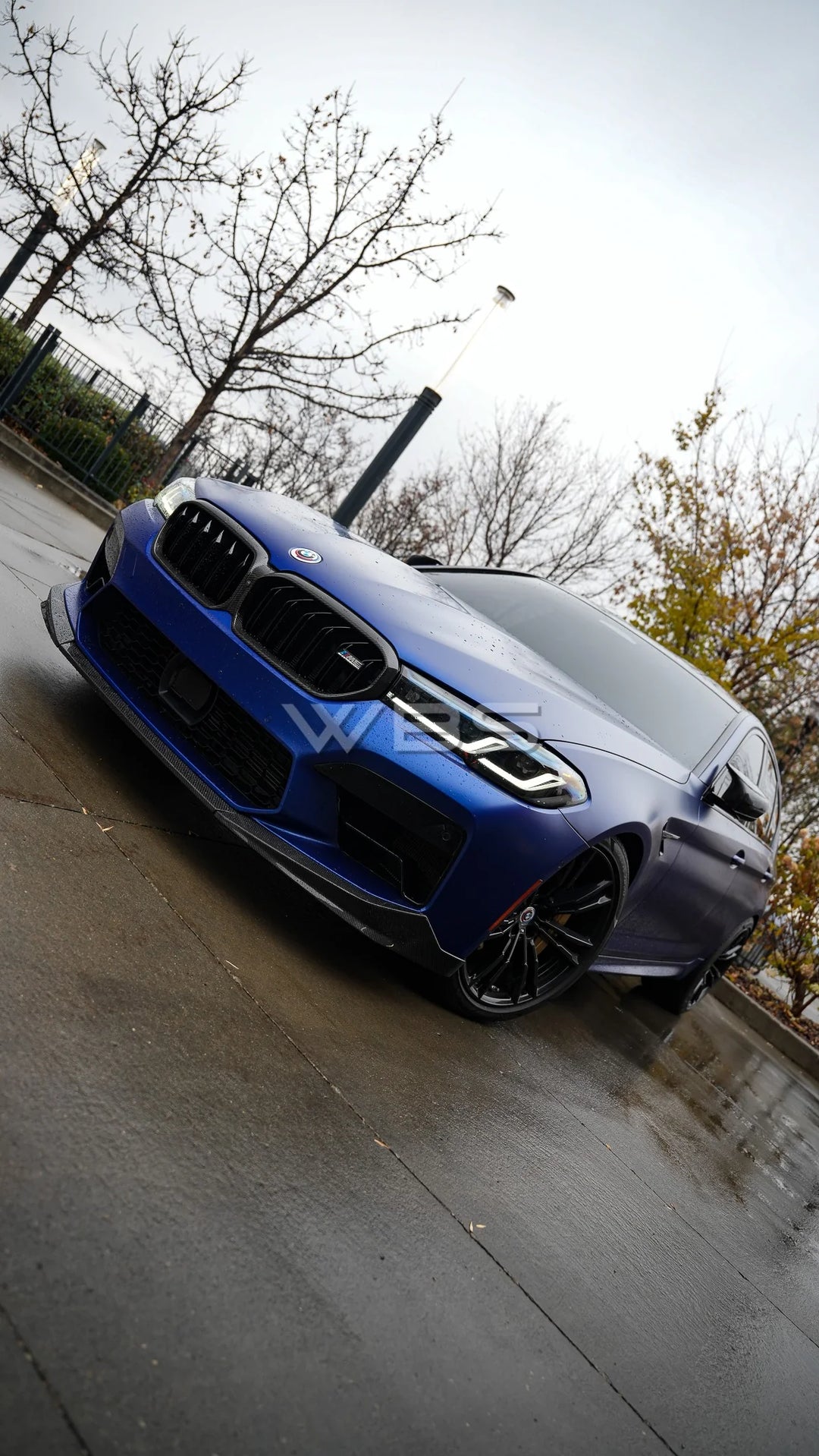 BMW F90 M5 LCI M PERF STYLE FRONT LIP GENUINE CARBON FIBER