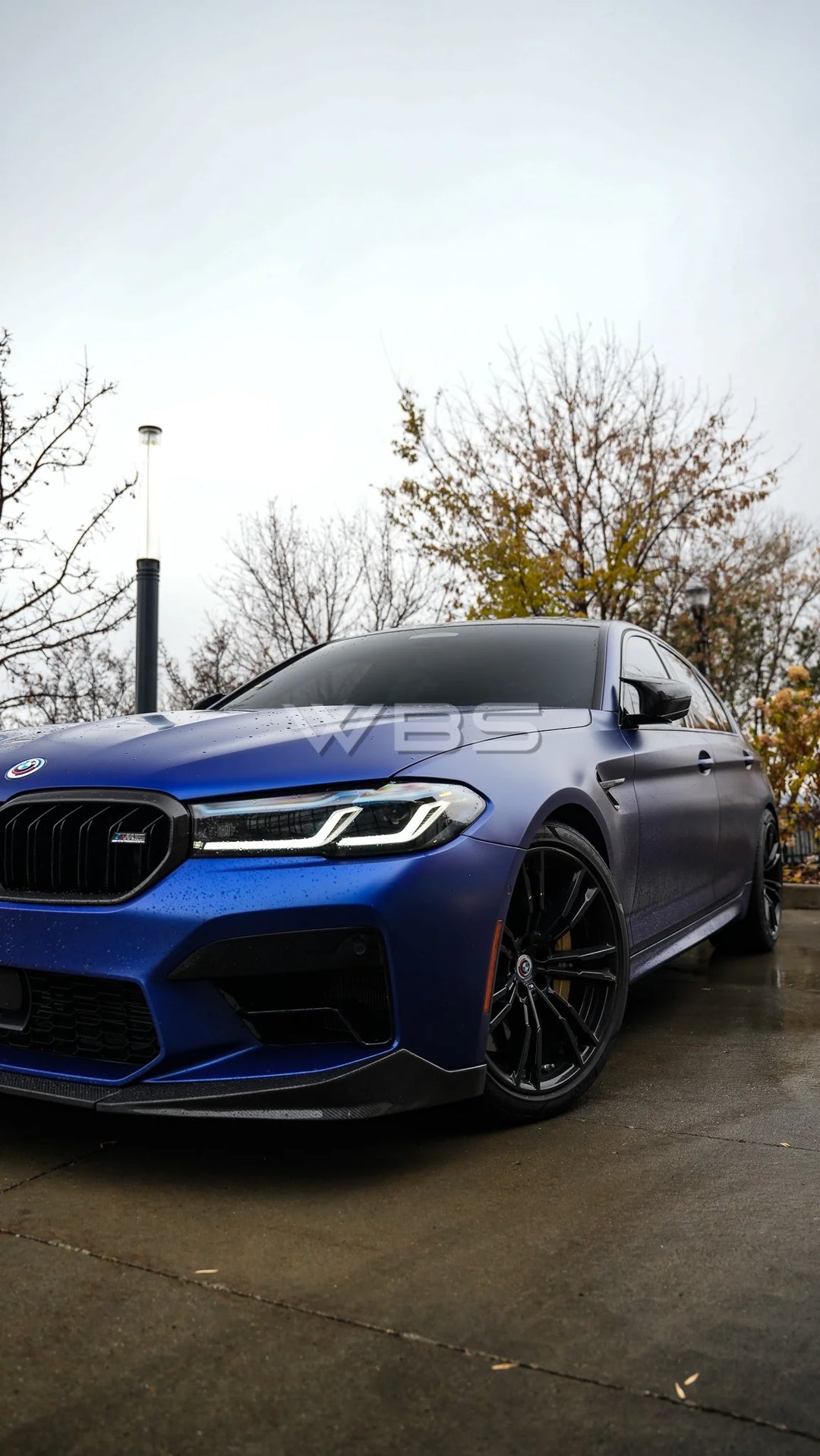 BMW F90 M5 LCI M PERF STYLE FRONT LIP GENUINE CARBON FIBER