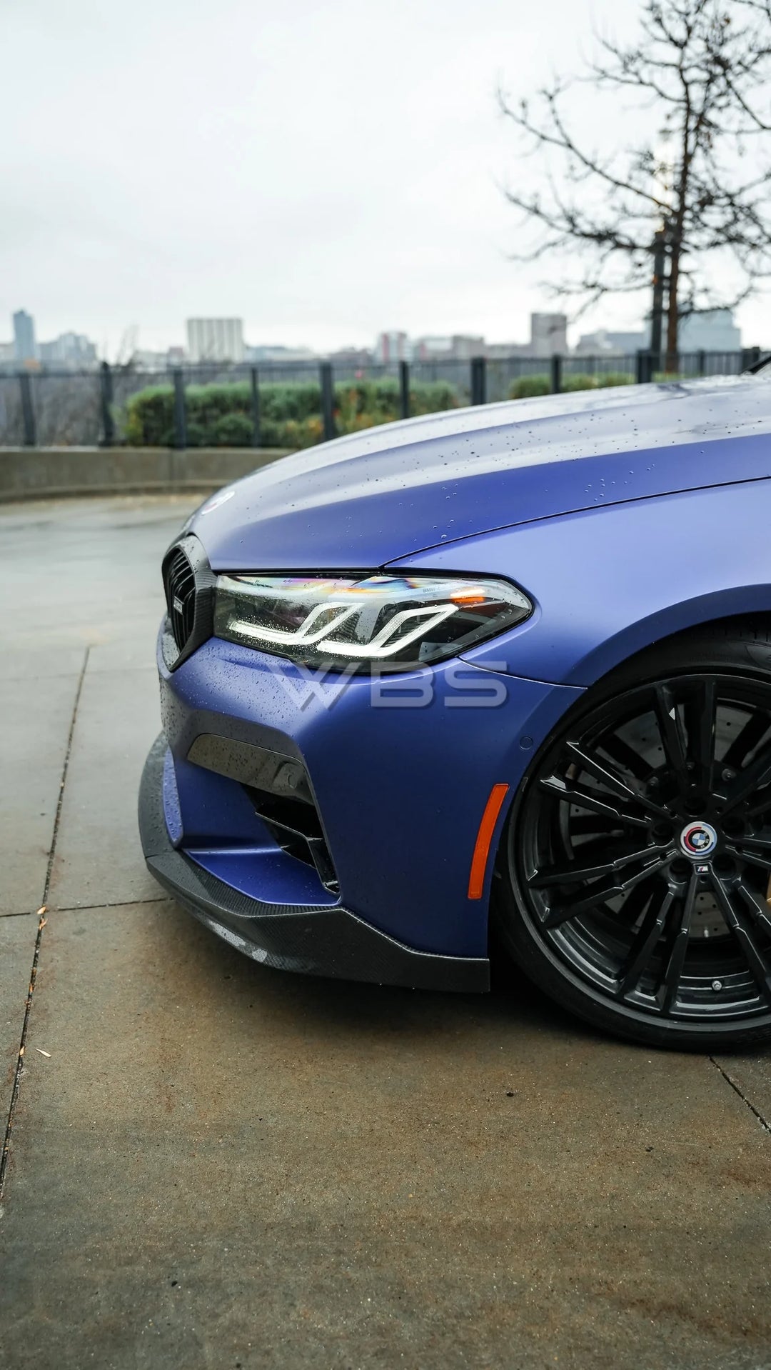 BMW F90 M5 LCI M PERF STYLE FRONT LIP GENUINE CARBON FIBER