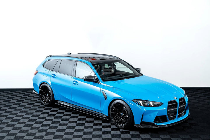 BMW G8X M3 M4 SK1 STYLE SIDE SKIRTS GENUINE DRY CARBON FIBER