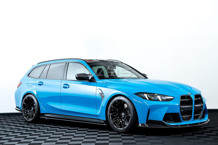 BMW G8X M3 M4 SK1 STYLE SIDE SKIRTS GENUINE DRY CARBON FIBER