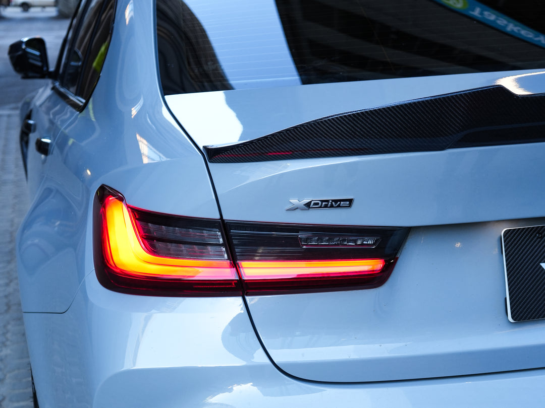 BMW G80 M3 TRUNK SPOILER GTX-V3 STYLE GENUINE CARBON FIBER