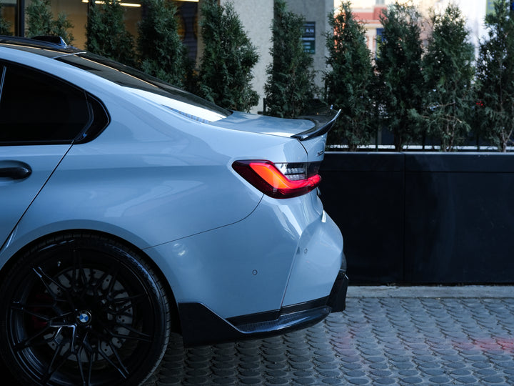 BMW G80 M3 TRUNK SPOILER GTX-V3 STYLE GENUINE CARBON FIBER