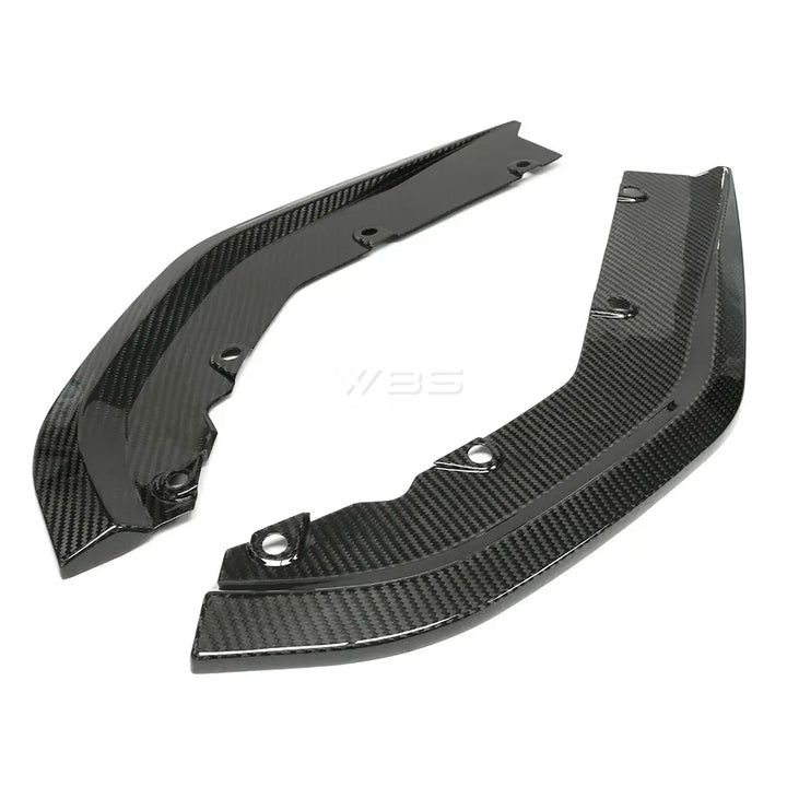 BMW G80 M3 | G82 G83 M4 REAR DIFFUSER SPLITTERS GENUINE DRY CARBON FIBER