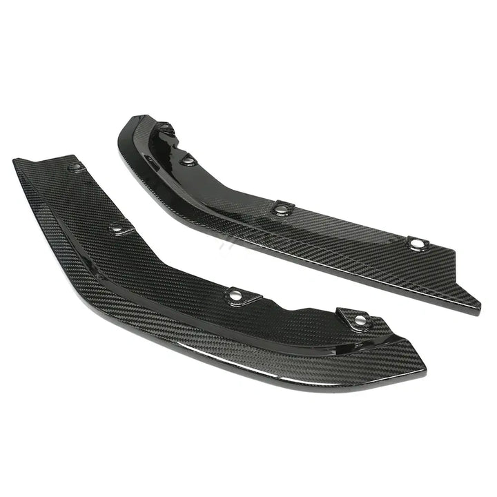 BMW G80 M3 | G82 G83 M4 REAR DIFFUSER SPLITTERS GENUINE DRY CARBON FIBER