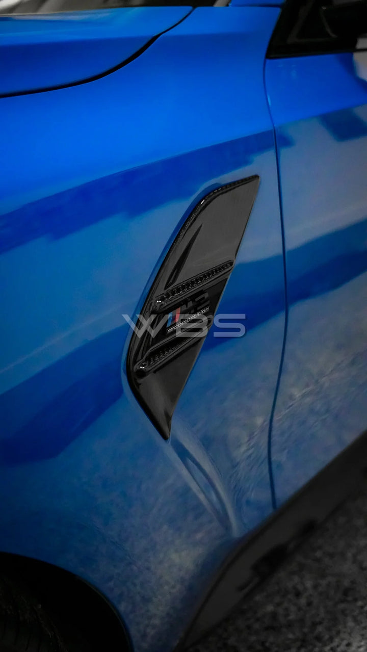 WBS - BMW G8X M3/ M4 SIDE FENDERS TRIM SET GENUINE CARBON FIBER