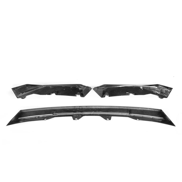 BMW G8X M3 M4 V-STYLE FRONT LIP GENUINE CARBON FIBER