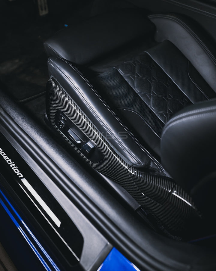 BMW G80 M3 | G82 G83 M4 SIDE SEATS CONTROL TRIMS GENUINE CARBON FIBER