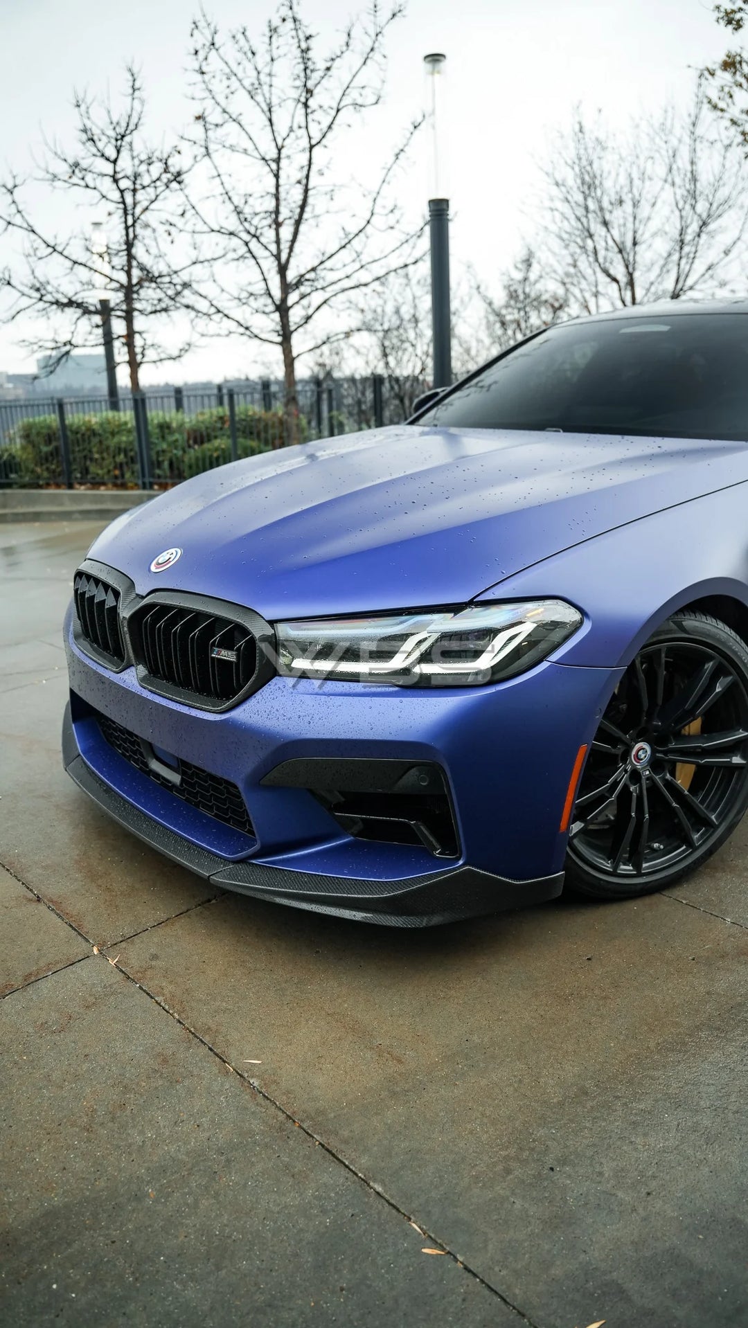 BMW F90 M5 LCI FULL OEM GRILLE REPLACEMENT GENUINE CARBON FIBER