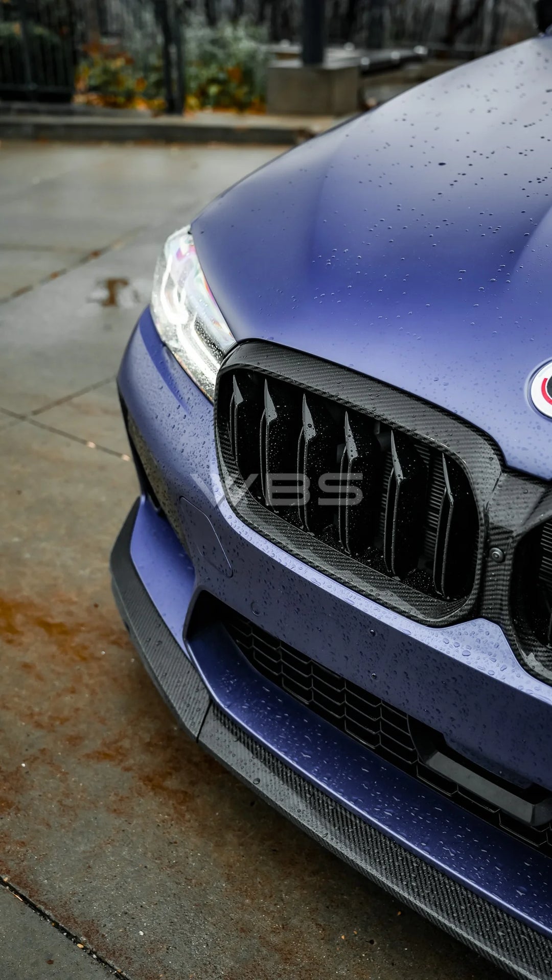 BMW F90 M5 LCI FULL OEM GRILLE REPLACEMENT GENUINE CARBON FIBER