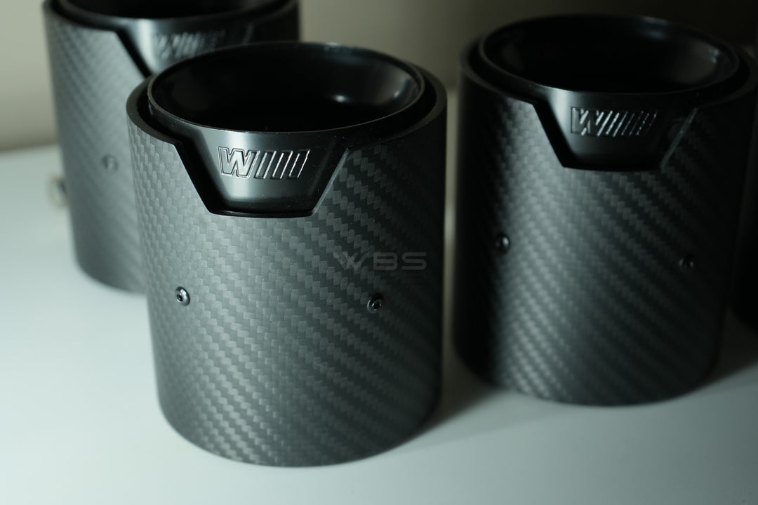 BMW F8X DRY CARBON FIBER TIPS M DESIGN M2/M3/M4/M5 - WIDE