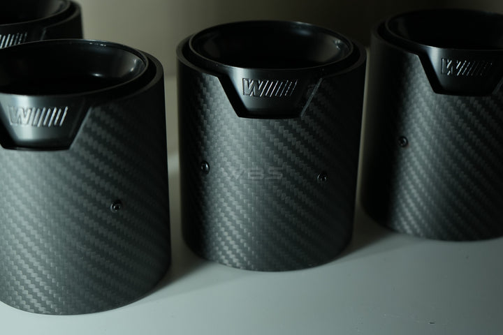 BMW F8X DRY CARBON FIBER TIPS M DESIGN M2/M3/M4/M5 - WIDE