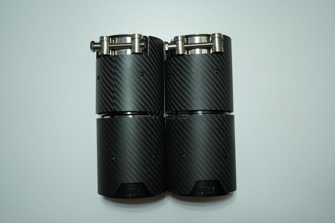 BMW F8X DRY CARBON FIBER TIPS M DESIGN M2/M3/M4/M5 - WIDE