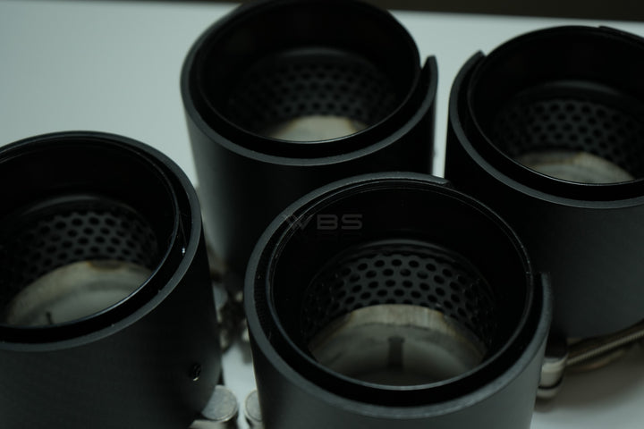 BMW F8X DRY CARBON FIBER TIPS M DESIGN M2/M3/M4/M5 - WIDE