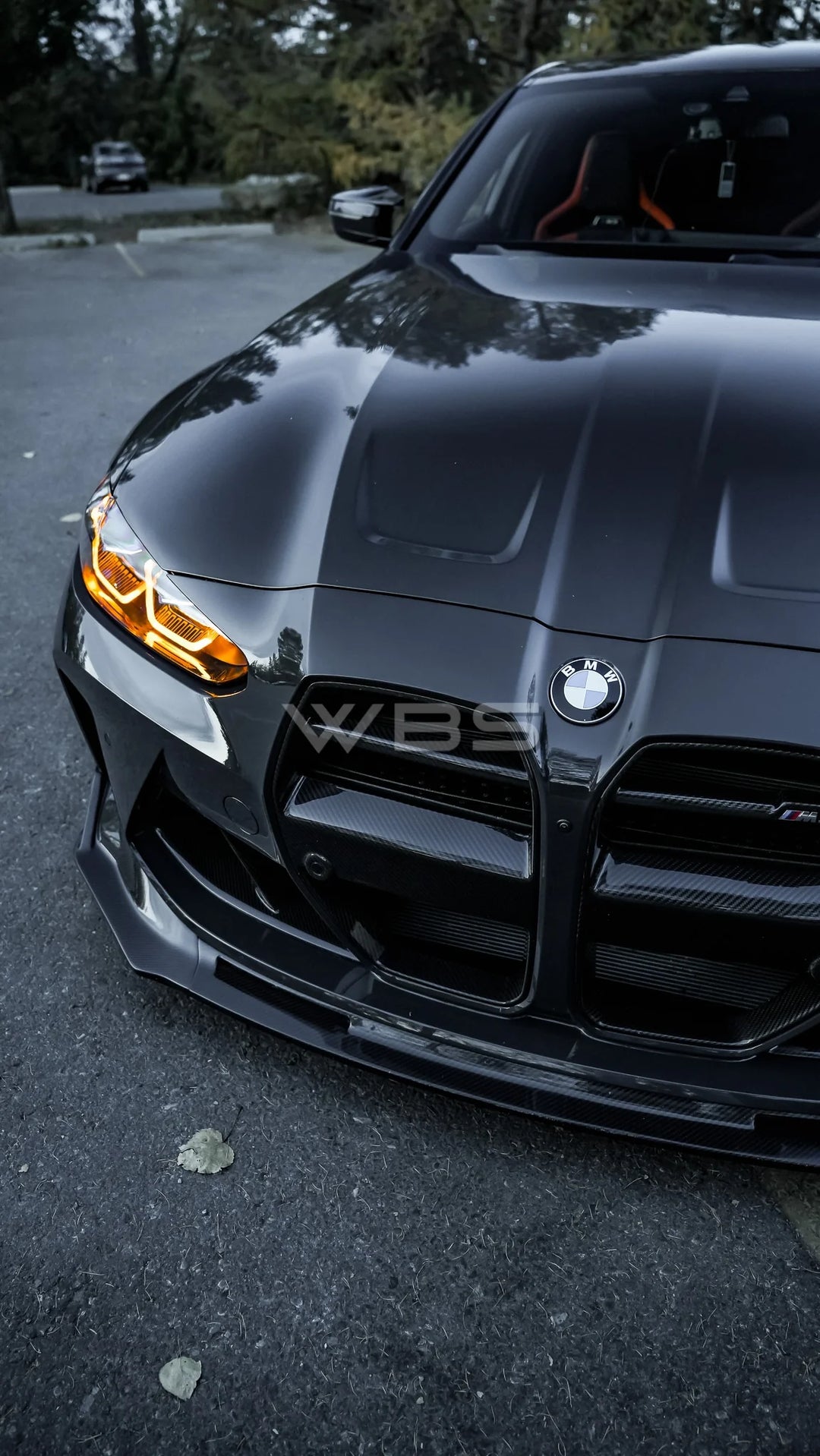 BMW G8X M3/M4 VR DESIGN FRONT GRILLE GENUINE DRY CARBON FIBER
