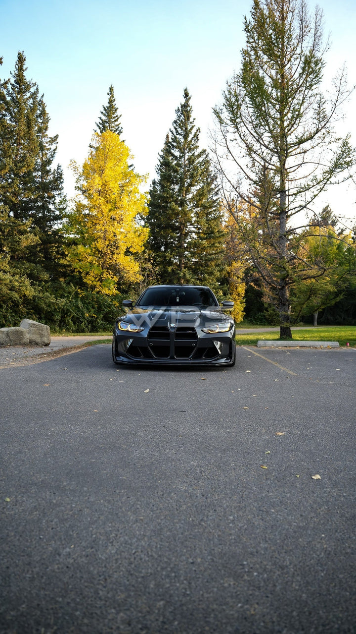BMW G8X M3/M4 VR DESIGN FRONT GRILLE GENUINE DRY CARBON FIBER