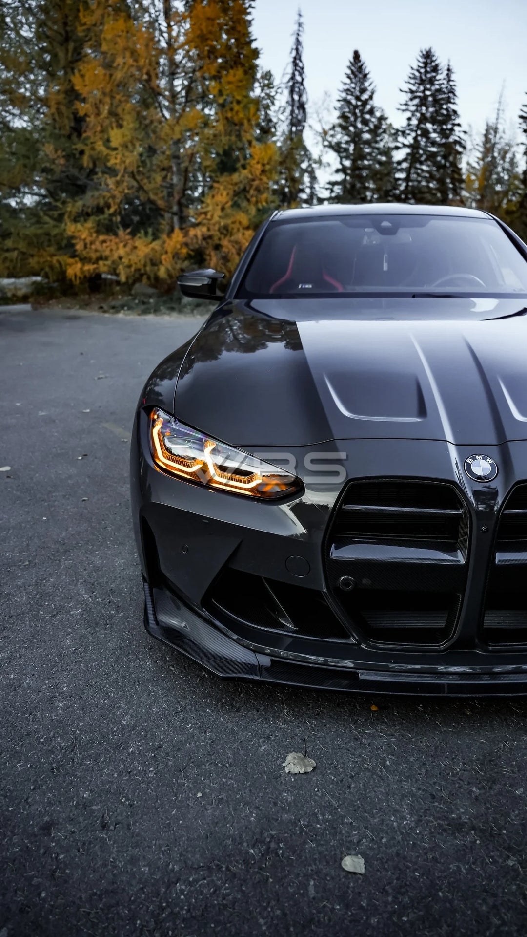 BMW G8X M3/M4 VR DESIGN FRONT GRILLE GENUINE DRY CARBON FIBER