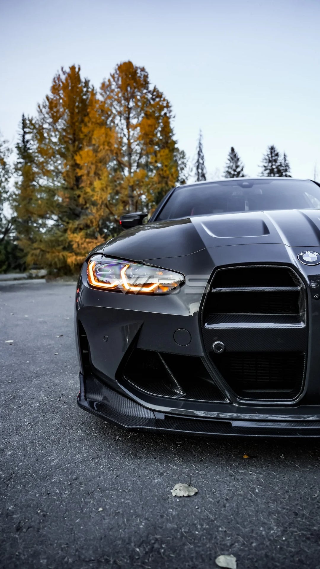 BMW G8X M3/M4 VR DESIGN FRONT GRILLE GENUINE DRY CARBON FIBER