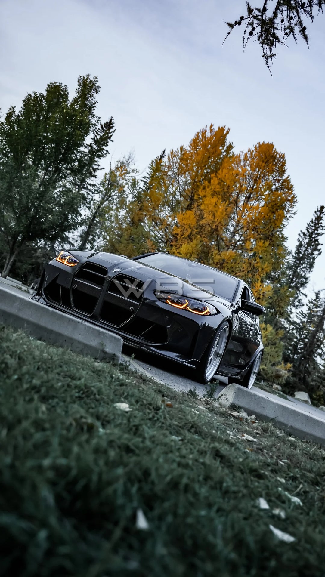 BMW G8X M3/M4 VR DESIGN FRONT GRILLE GENUINE DRY CARBON FIBER