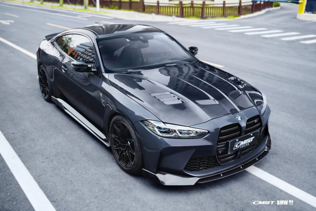 WBS - BMW G8X FRONT HOOD CMST STYLE GENUINE CARBON FIBER