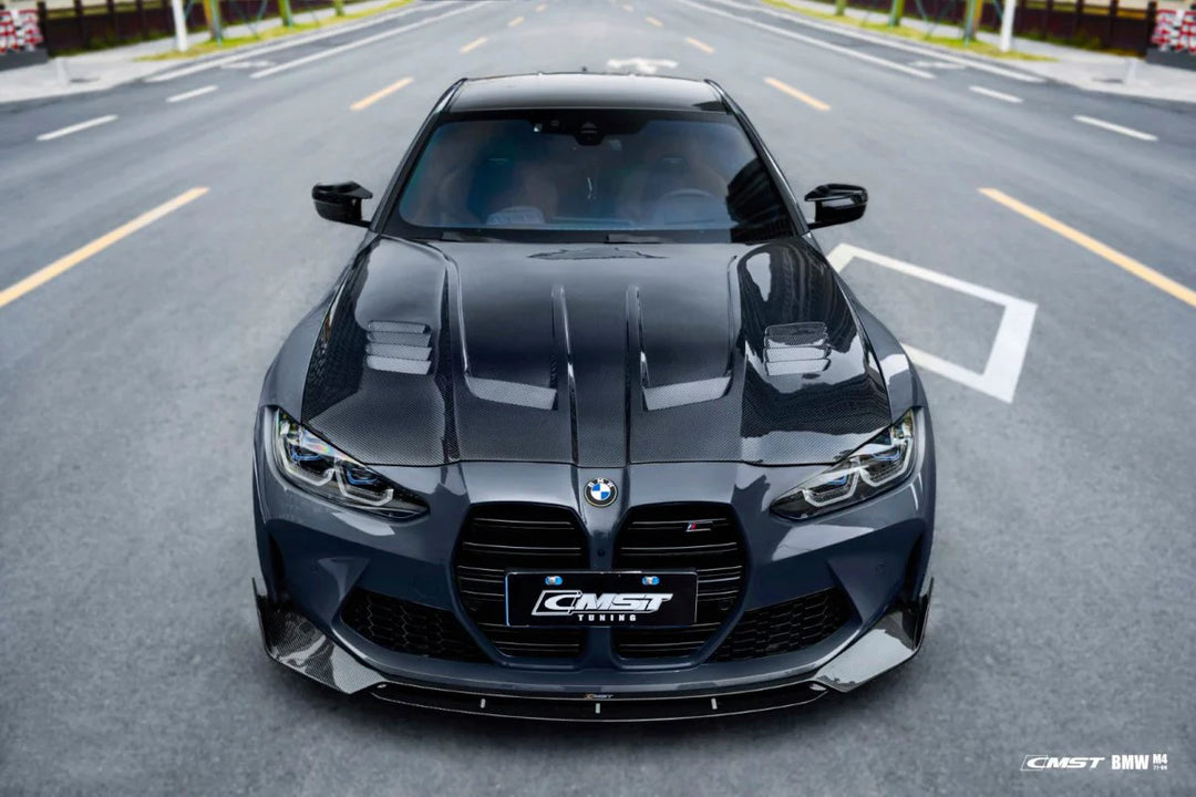 WBS - BMW G8X FRONT HOOD CMST STYLE GENUINE CARBON FIBER