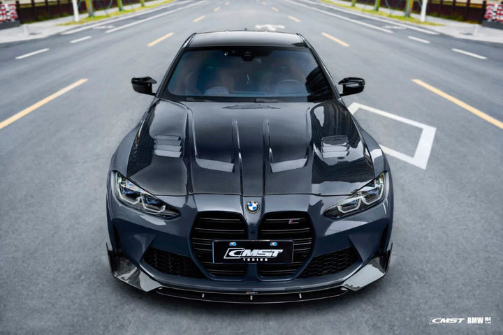 WBS - BMW G8X FRONT HOOD CMST STYLE GENUINE CARBON FIBER