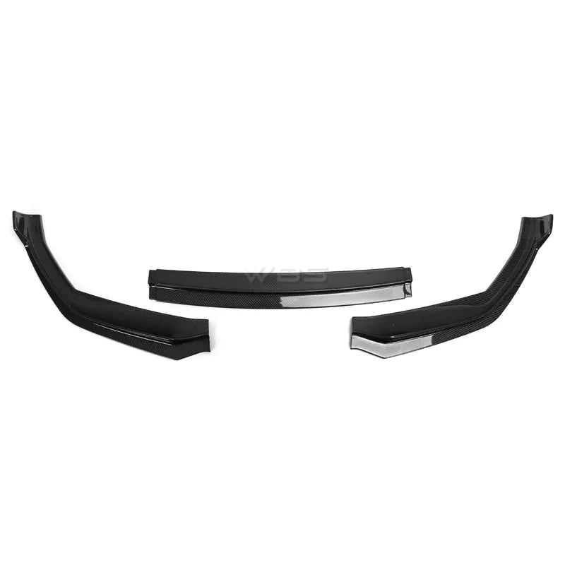 BMW G20 3-SERIES V2 STYLE FRONT LIP CARBON FIBER/ GLOSSY BLACK