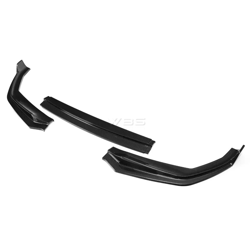 BMW G20 3-SERIES V2 STYLE FRONT LIP CARBON FIBER/ GLOSSY BLACK