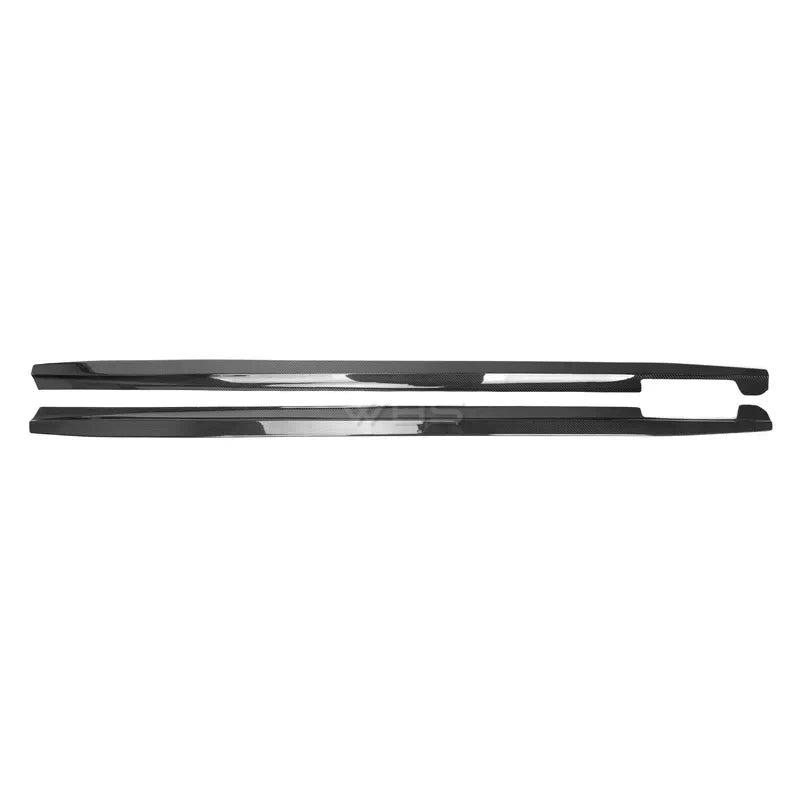 BMW G20 SIDE SKIRT EXTENSIONS FLAT STYLE GENUINE CARBON FIBER