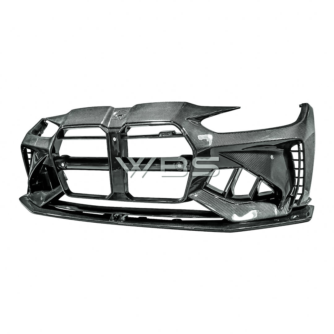 ADRO FULL CARBON FRONT BUMPER FOR BMW G8X - OEM REPLACEMENT