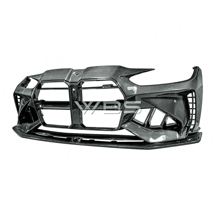 ADRO FULL CARBON FRONT BUMPER FOR BMW G8X - OEM REPLACEMENT