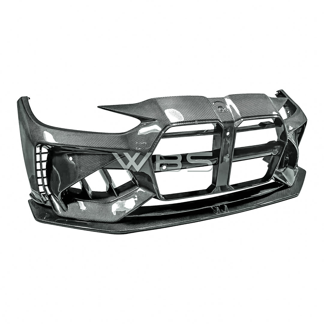 ADRO FULL CARBON FRONT BUMPER FOR BMW G8X - OEM REPLACEMENT