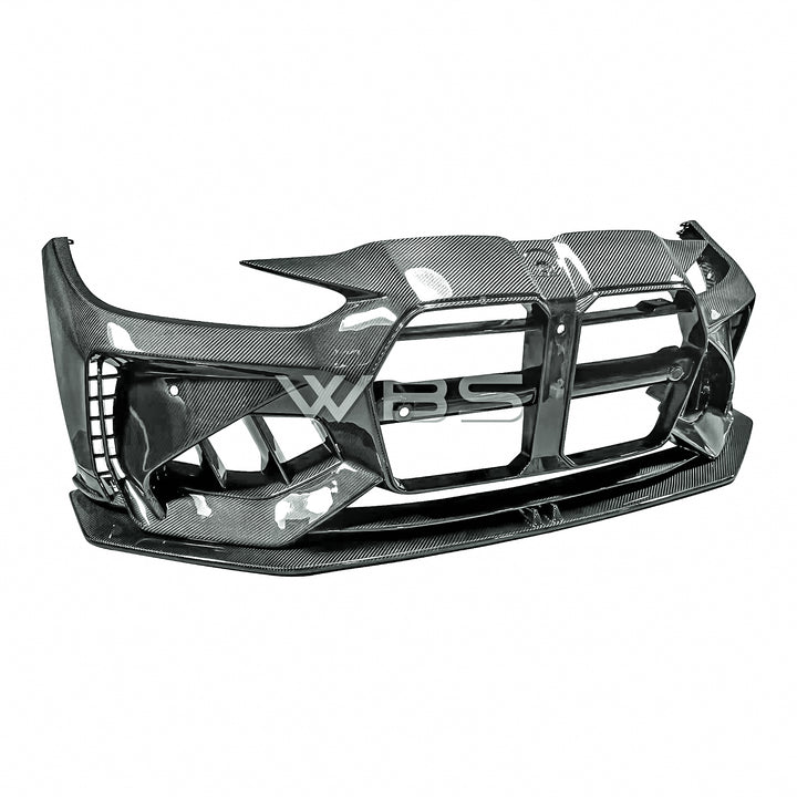 ADRO FULL CARBON FRONT BUMPER FOR BMW G8X - OEM REPLACEMENT
