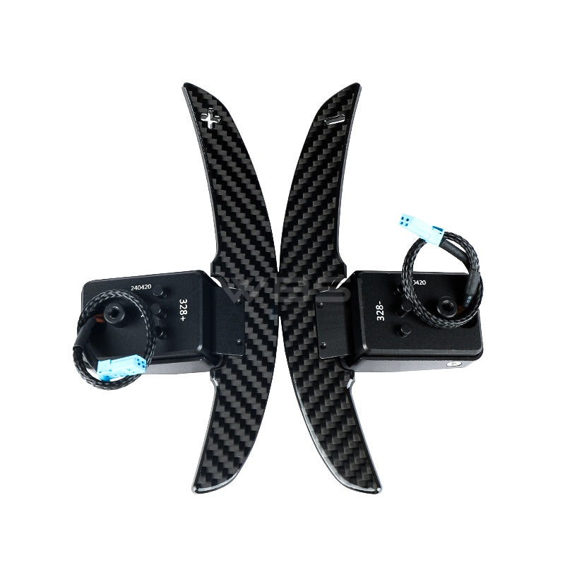 BMW F90 M5 MAGNETIC PADDLE SHIFTERS GENUINE DRY CARBON FIBER