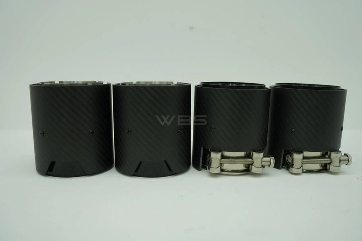 BMW F8X - M2/ M3/ M4/ M5/ M6 DRY CARBON FIBER TIPS M DESIGN