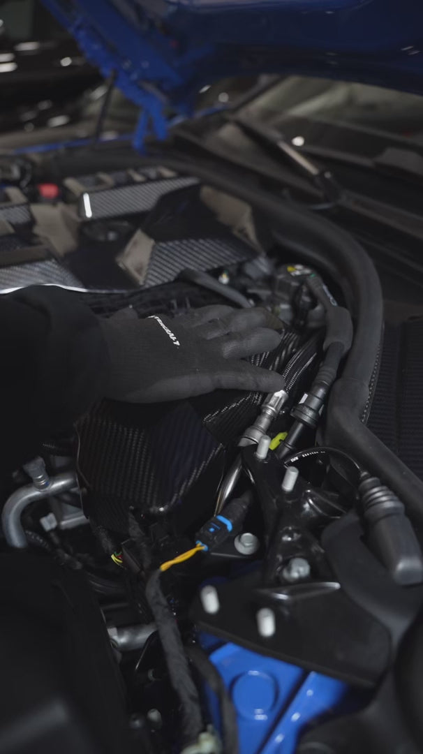 BMW G8X M2 M3 M4 - BATTERY TERMINAL COVER GENUINE CARBON FIBER