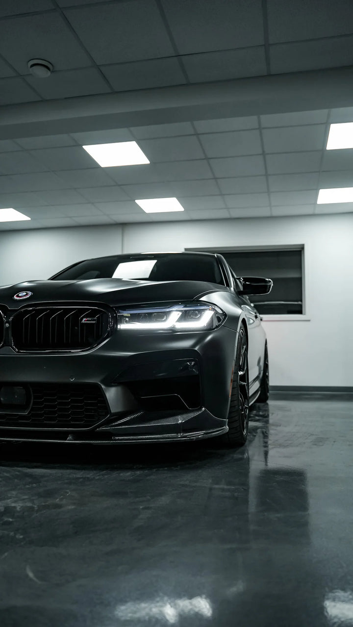 BMW F90 M5 3D STYLE FRONT LIP GENUINE CARBON FIBER