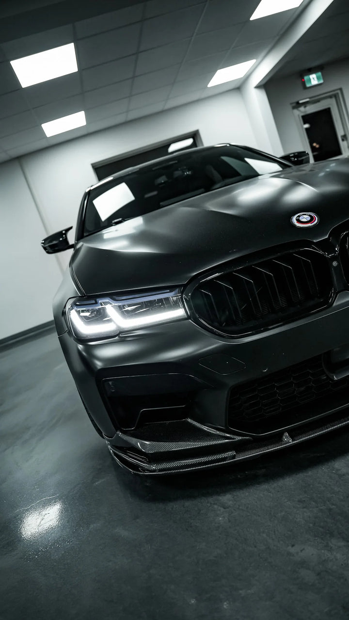 BMW F90 M5 3D STYLE FRONT LIP GENUINE CARBON FIBER