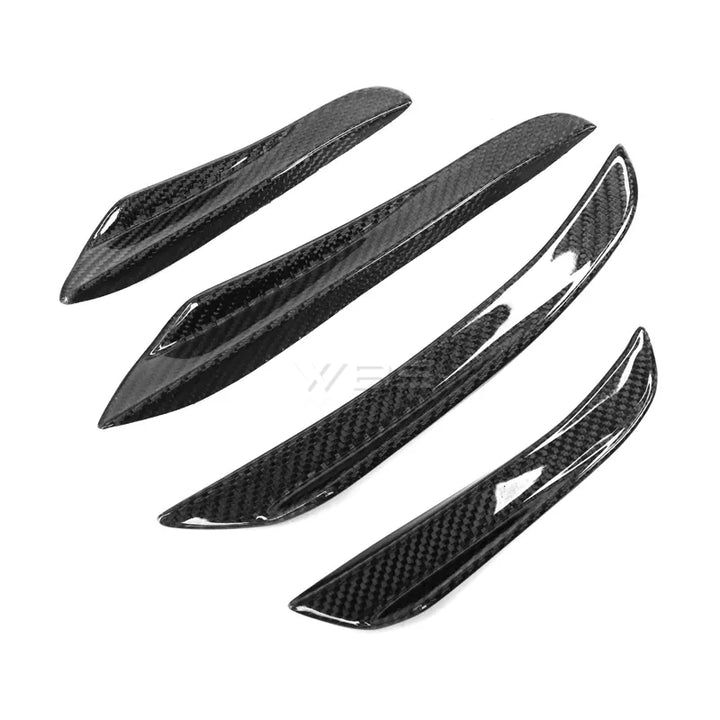 BMW G20 3 SERIES FRONT BUMPER CANARDS SET GENUINE CARBON FIBER