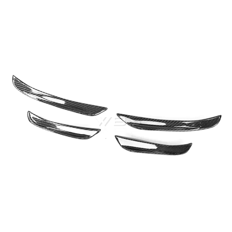 BMW G20 3 SERIES FRONT BUMPER CANARDS SET GENUINE CARBON FIBER