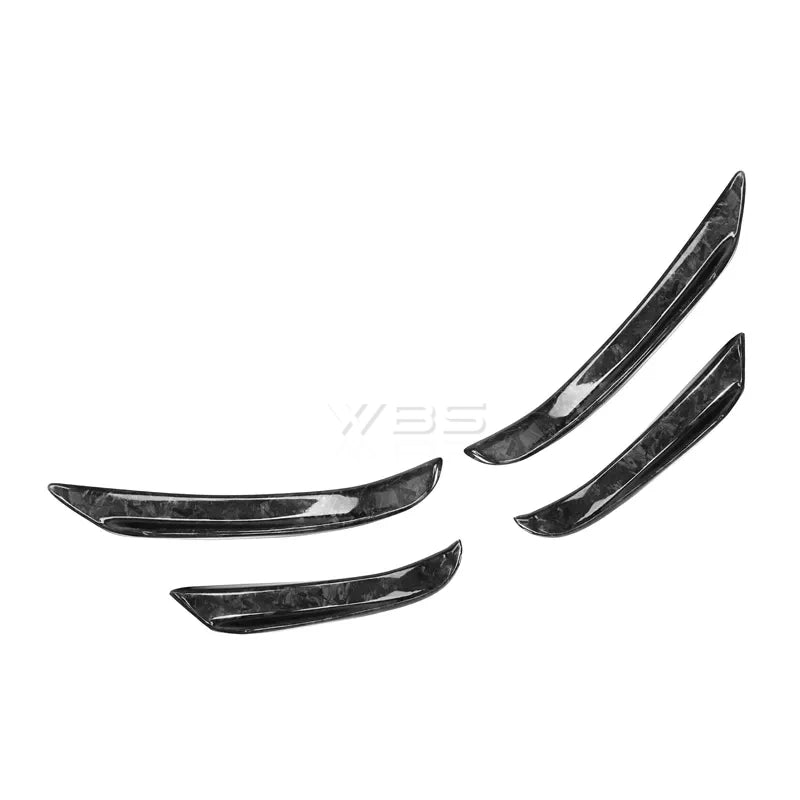 BMW G20 3 SERIES FRONT BUMPER CANARDS SET GENUINE CARBON FIBER