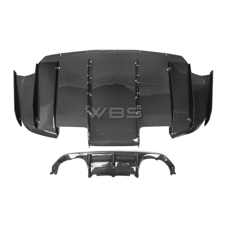 WBS - BMW F8X M3/ M4 VARIS STYLE DIFFUSER KIT GENUINE CARBON FIBER